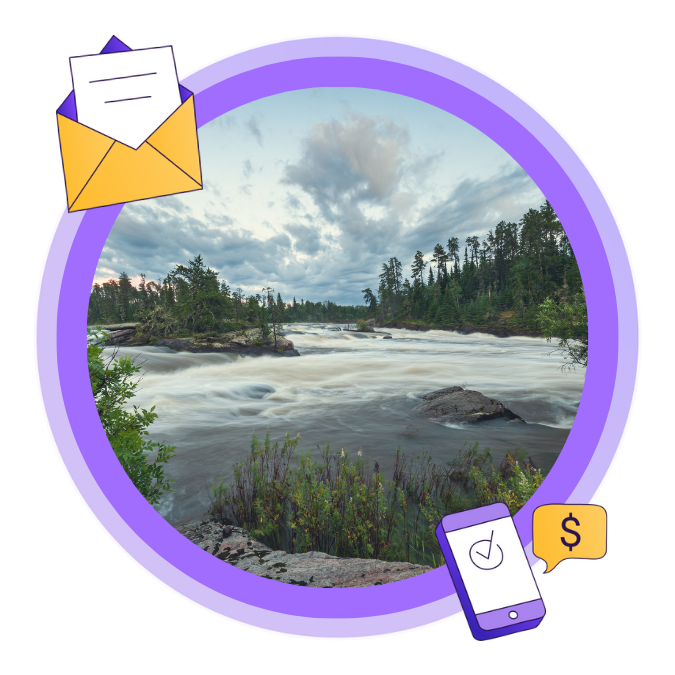 An image of Wabigoon River in Dryden, ON