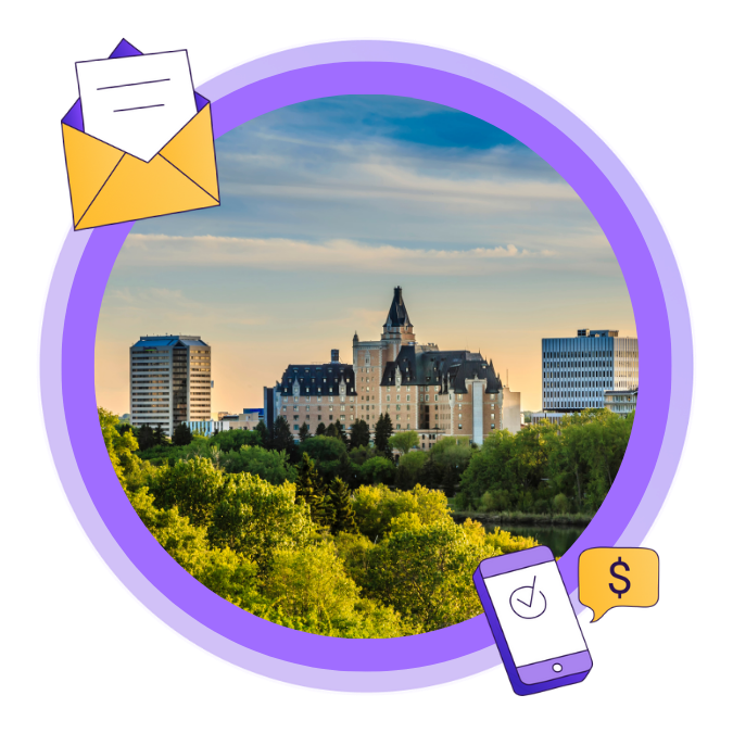 An image of the Bessborough Hotel in Saskatoon